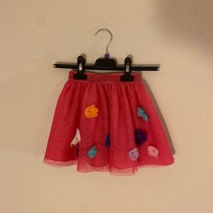 Children’s Place pink skirt with flowers size S